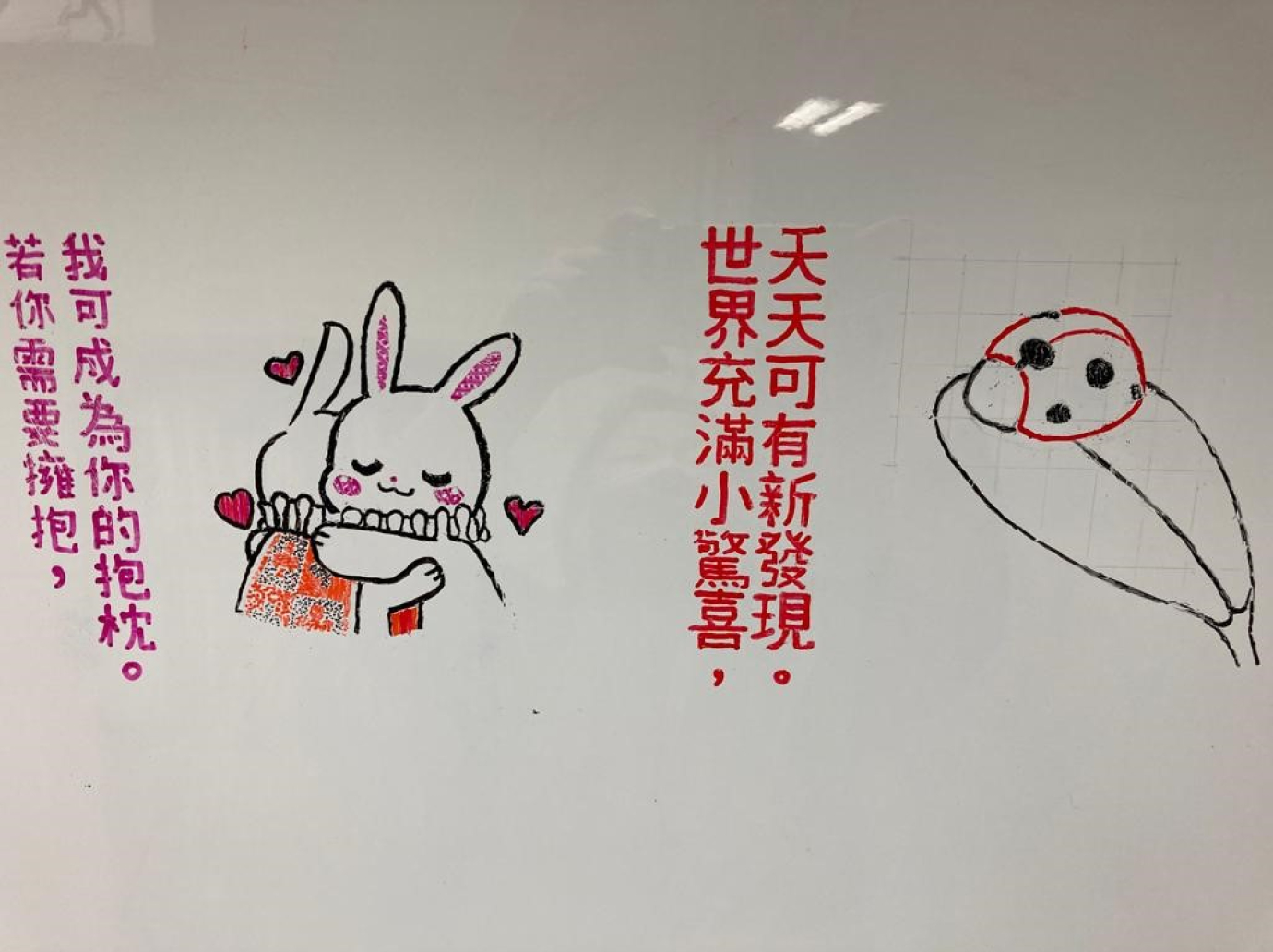 舍友在疫情期間為彼此加油的作品(II)  Art work of WTH user to cheer up each other (II)