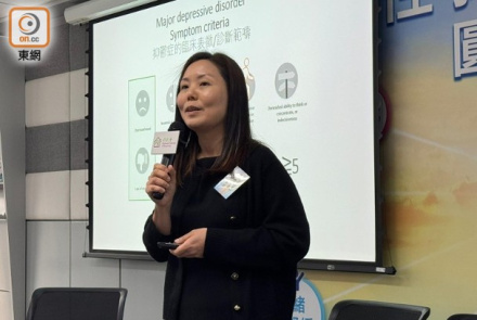 香港中文大學精神科學系教授陳秀雯指抑鬱和自殺問題不能分割。(林隆輝攝)